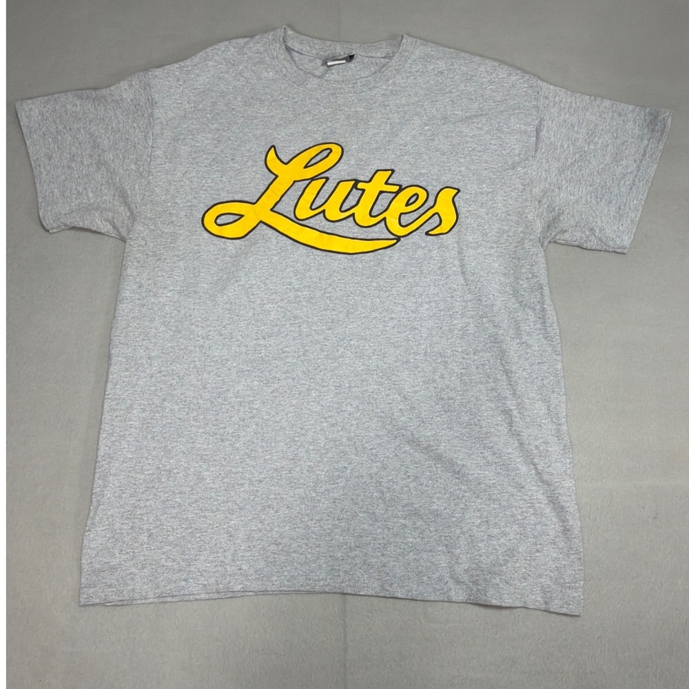 MV Sport PLU Lutes Graphic T-Shirt Gray Mens Large Pacific Lutheran University